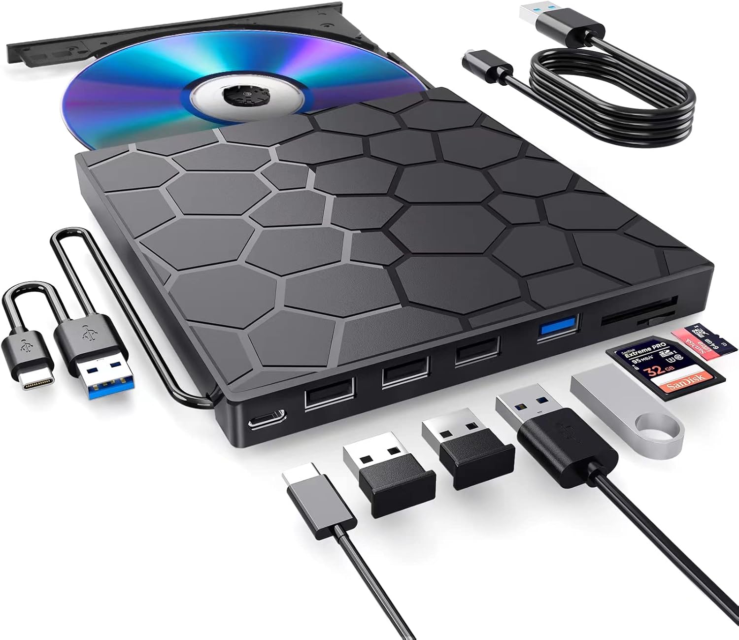 MultiPort DVD Drive & Hub