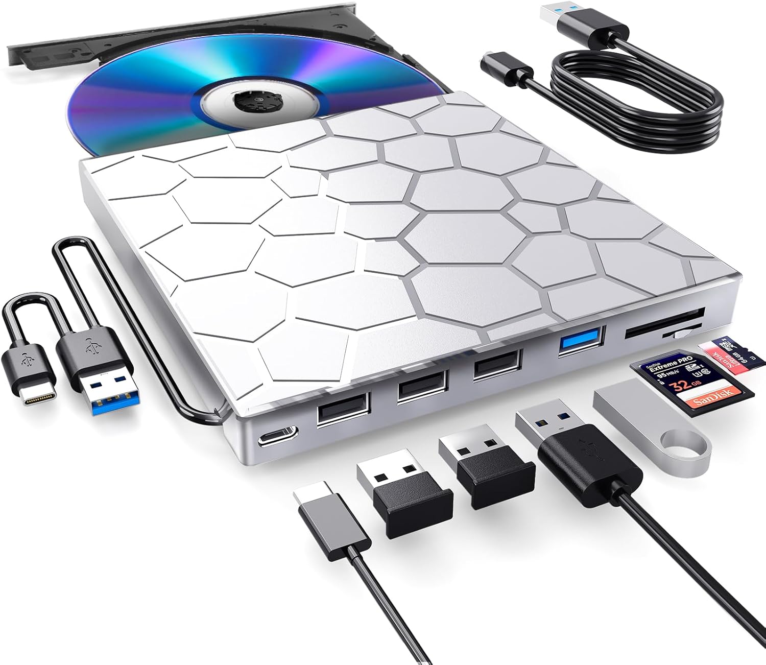 MultiPort DVD Drive & Hub