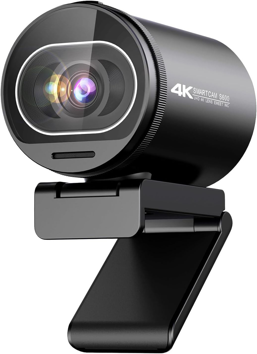 Studio-Quality 4K Webcam with Dual Mics